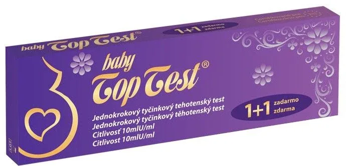 Test de sarcină Baby Top - Stick 2 buc — preț și oferte