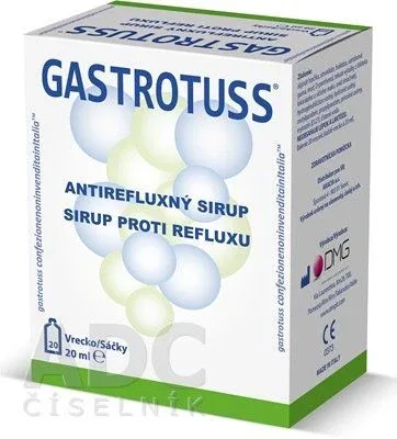 Gastrotuss sirop antireflux, în plicuri de 20 x 20 ml — preț și oferte