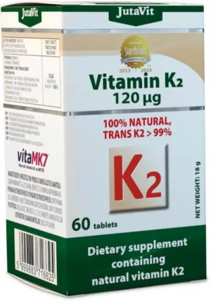 Jutavit Vitamina K2 naturală 120 µg 60 comprimate