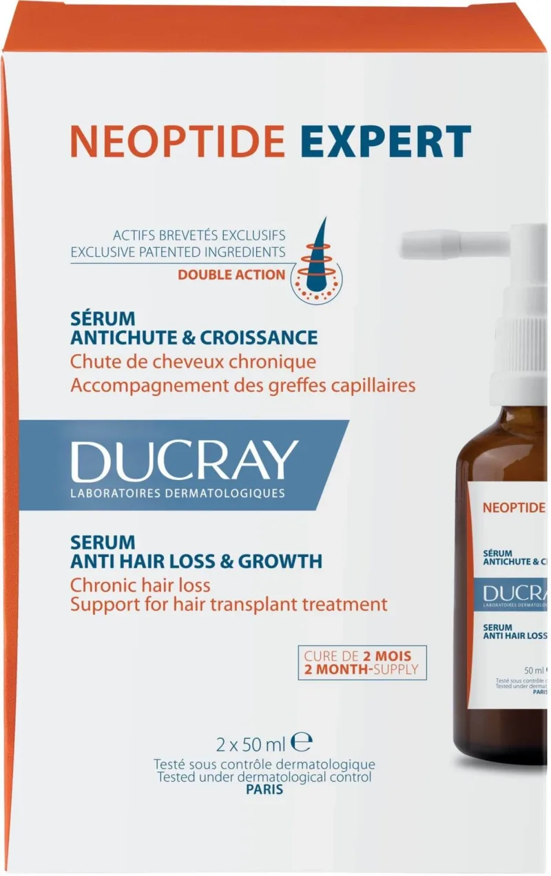 Ducray Neoptide Expert Serum împotriva căderii și creșterii părului 2 x 50 ml — preț și oferte