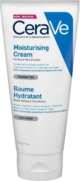 CeraVe Cremă hidratantă pentru piele uscată până la foarte uscată 50 ml — preț și oferte