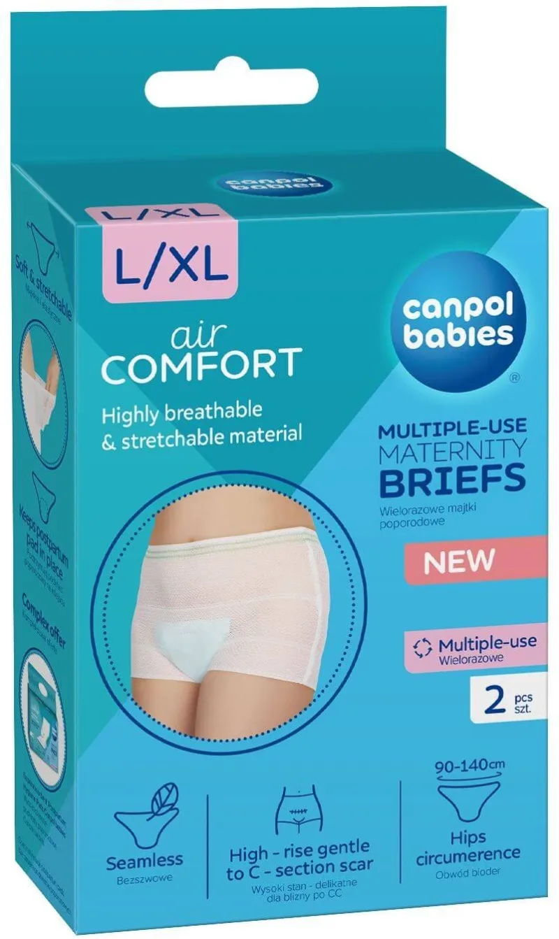 Canpol babies Chiloți de maternitate elastici - postpartum L/XL, 2 buc — preț și oferte