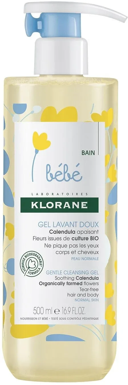 Gel de spălare delicată Klorane Bébé, 500 ml — preț și oferte
