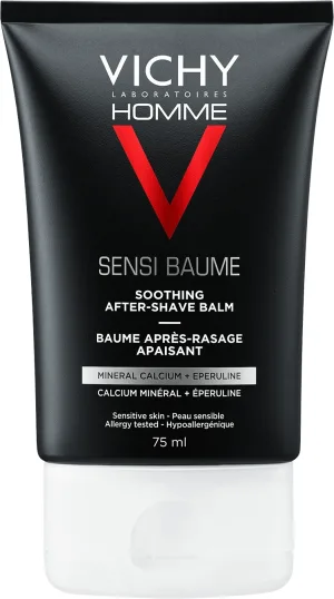 Vichy Homme Sensi-Baume After Shave Balm pentru piele sensibilă 75 ml