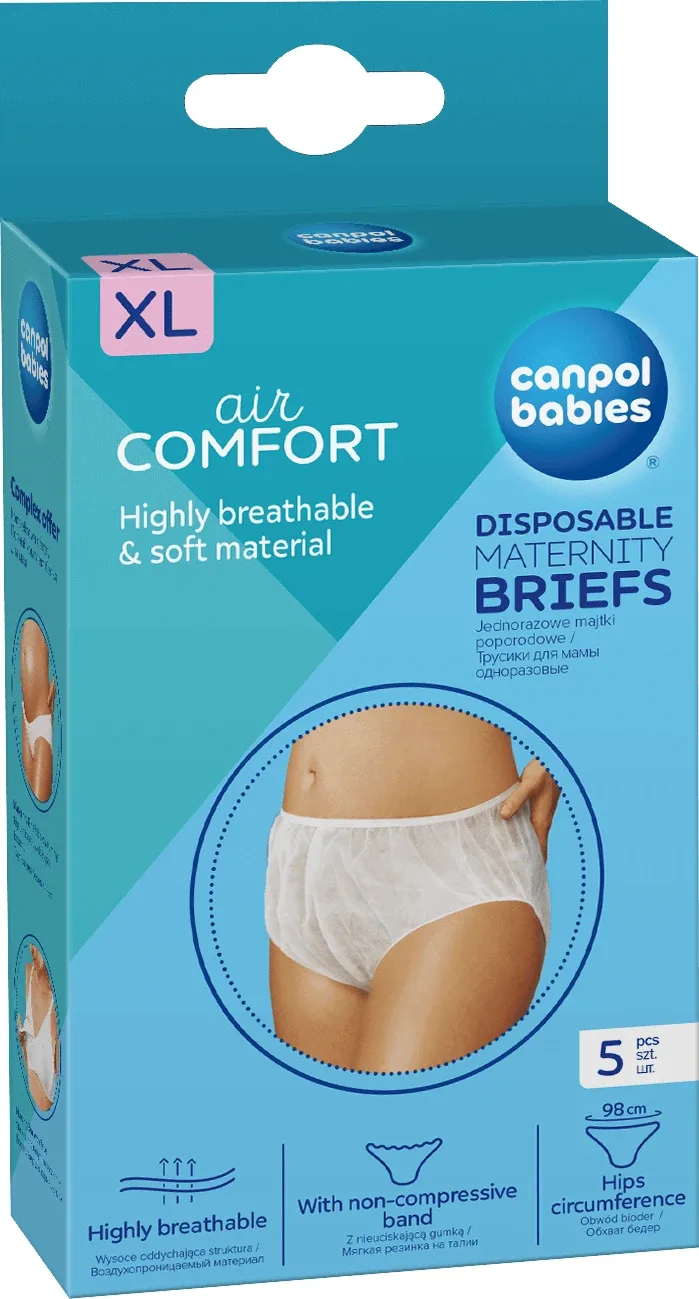 Canpol babies Chiloți de maternitate de unică folosință L/XL - postpartum, 5 buc — preț și oferte
