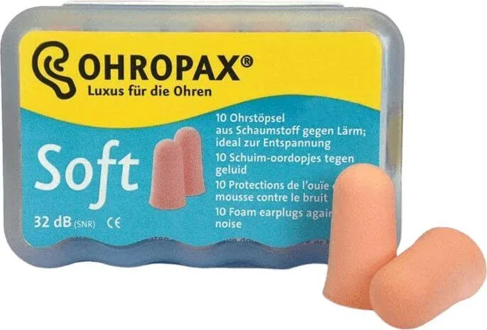 Ohropax Inserții moi pentru urechi în ambalaj de plastic 10 buc — preț și oferte