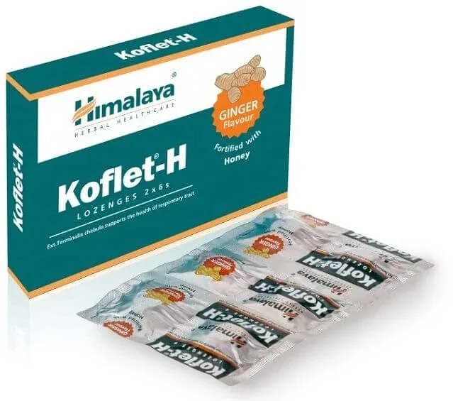 Himalaya Koflet-H Ghimbir 12 pastile — preț și oferte