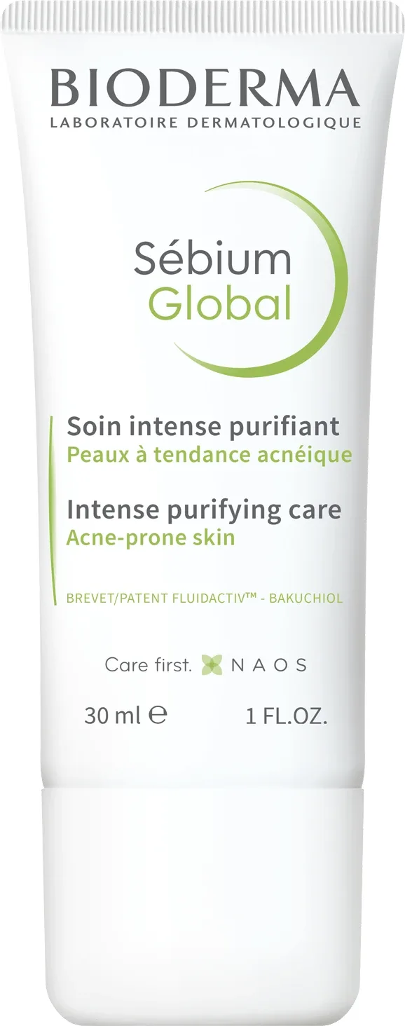 Bioderma Sébium Global cremă eficientă pentru toate cauzele de acnee 30 ml — preț și oferte