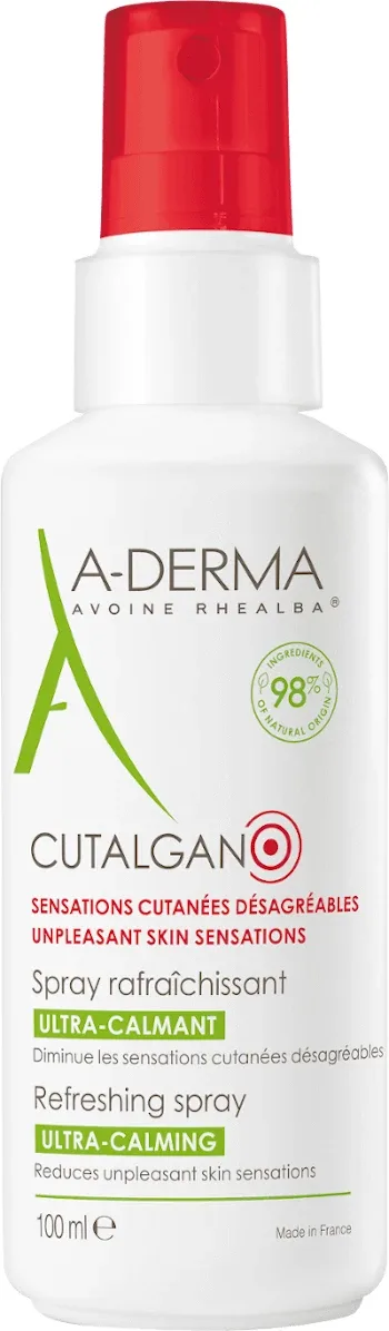 A-Derma Cutalgan Spray de reîmprospătare Ultra-soothing 100 ml — preț și oferte