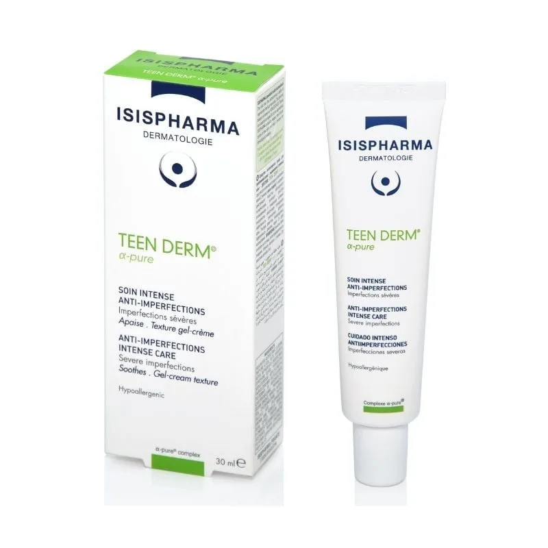 Gel crema pentru acnee severa Teen Derm Alpha Pure, 30 ml, IsisPharma — preț și oferte