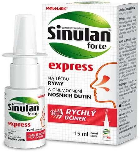 Sinulan forte express spray nazal 15 ml — preț și oferte