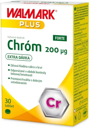 Walmark Chromium Forte 200µg 30 comprimate