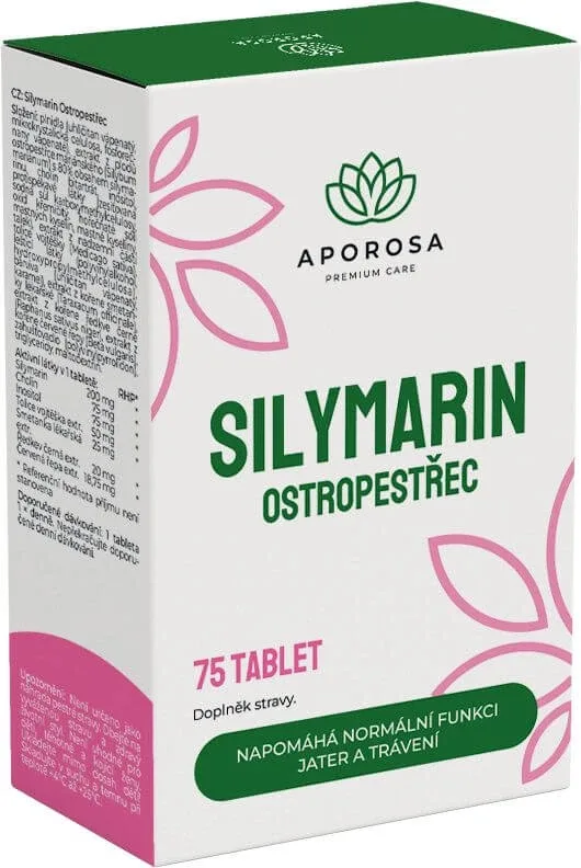 Aporosa Thistle (Silimarină 200 mg) 75 buc — preț și oferte