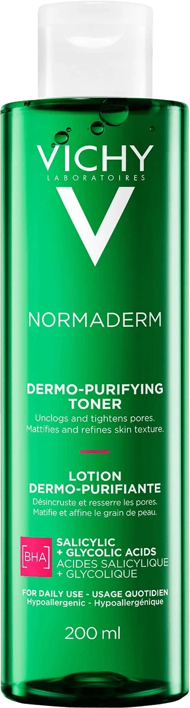 Vichy Normaderm Cleansing Astringent Toner formulă nouă 200 ml — preț și oferte