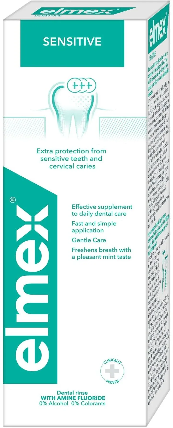 Apa de gură Elmex SENSITIVE PLUS 400 ml — preț și oferte