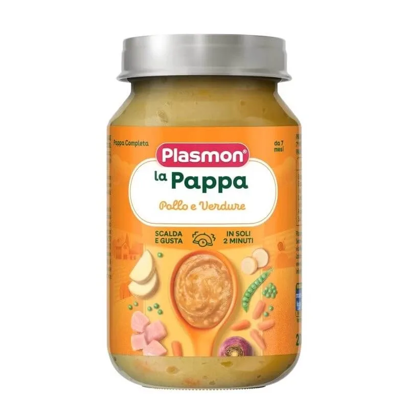 Meniu pui si legume, +7 luni, 200 g, Plasmon — preț și oferte