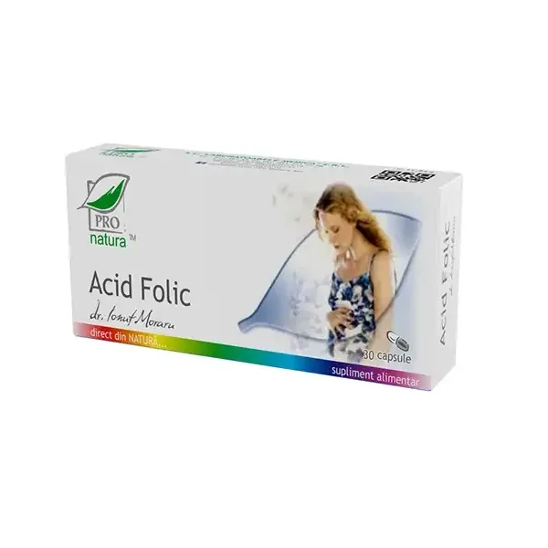 Acid Folic X 30 Cps Blister, Pro Natura — preț și oferte