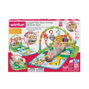 Centru de activitati muzical Prietenii din jungla, 0 luni+, Winfun