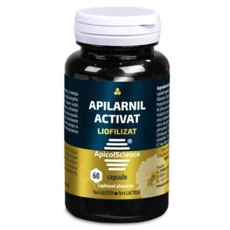 Apilarnil activat liofilizat, 60 capsule, Apicolscience — preț și oferte