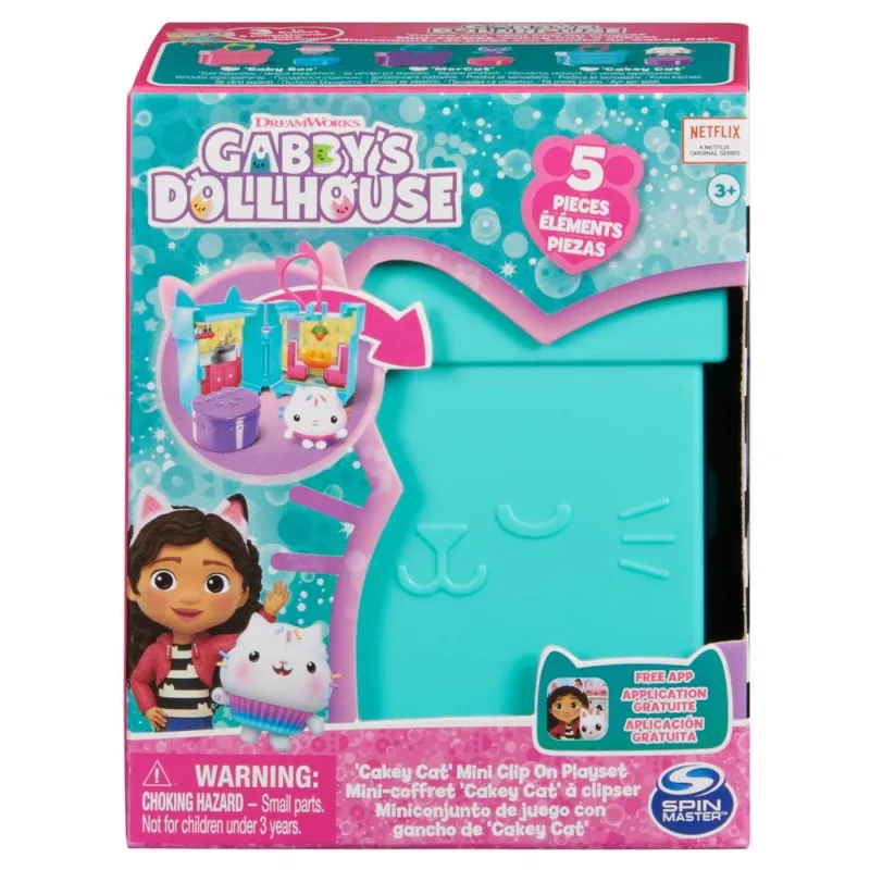 Set de joc cu clips Baia Pisirenei, 3 ani+, Gabby's Dollhouse — preț și oferte