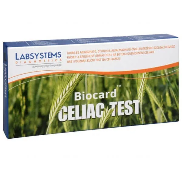 Biocard Celiac Test, test pentru diagnosticarea bolii celiace, 1 buc — preț și oferte