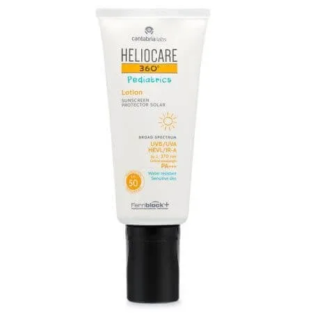 Lotiune de protectie solara cu SPF 50 pentru copii Heliocare 360 Pediatrics, 200 ml, Cantabria Labs — preț și oferte
