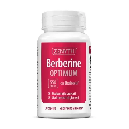 Berberine Optimum, 30 capsule, Zenyth — preț și oferte