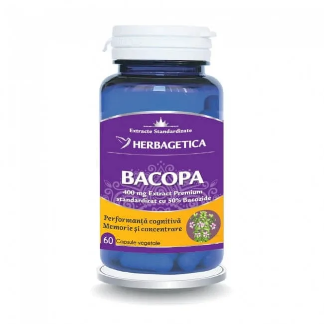 Herbagetica Bacopa x 60cps — preț și oferte