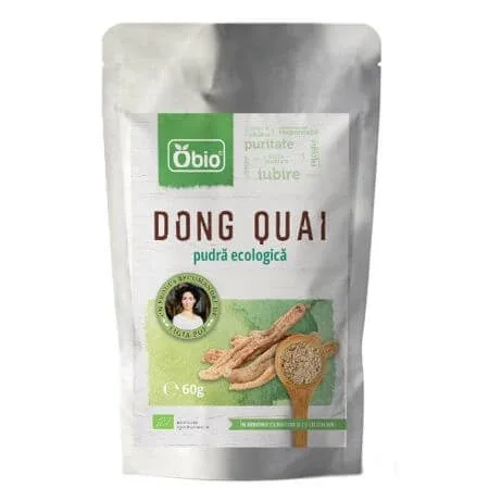 Dong Quai pudra ecologica, 60 g, Obio — preț și oferte