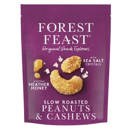 Mix de alune si caju cu miere si sare de mare, 120 g, Forest Feast — preț și oferte