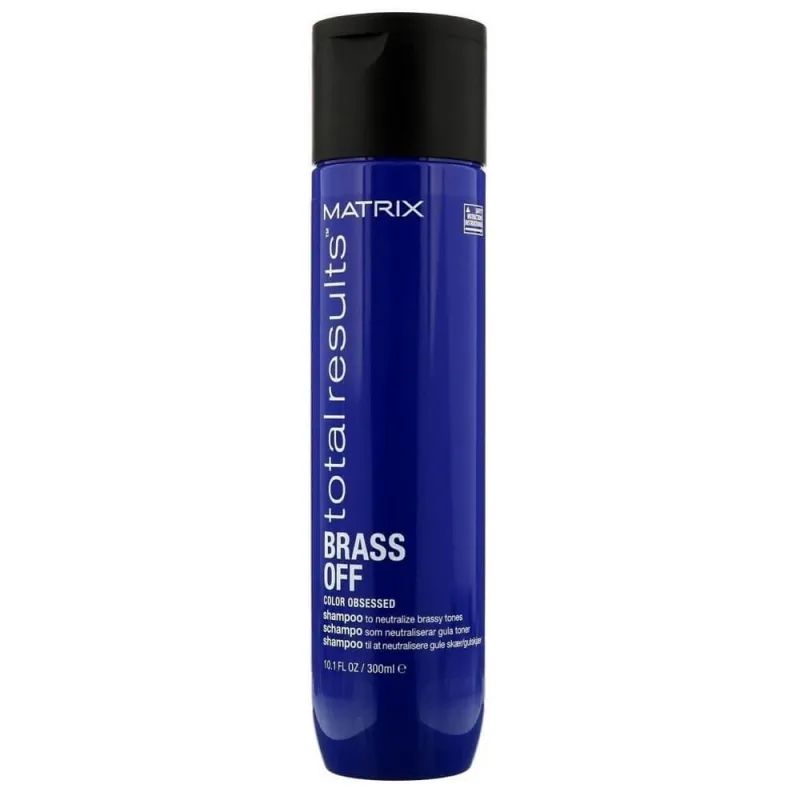 Șampon Matrix Total Results Brass Off pentru păr pentru neutralizarea nuanței, 300ml — preț și oferte