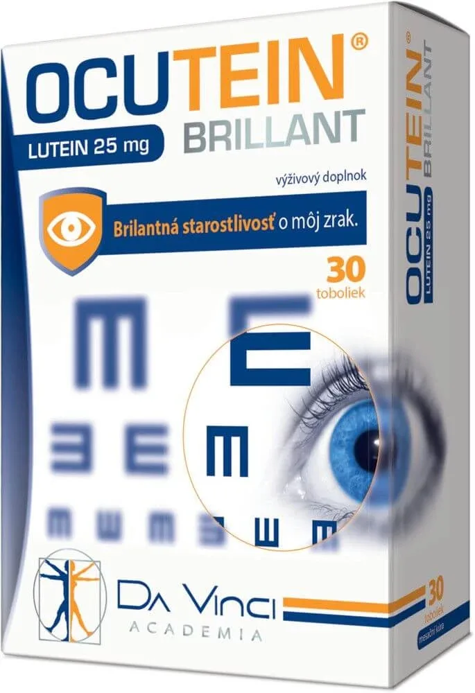 Ocutein BRILLANT Luteină 25 mg - DA VINCI 30 capsule — preț și oferte