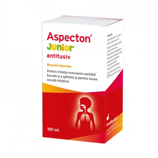 Sirop antitusiv Aspecton Junior, 100 ml, Krewel Meuselbach — preț și oferte