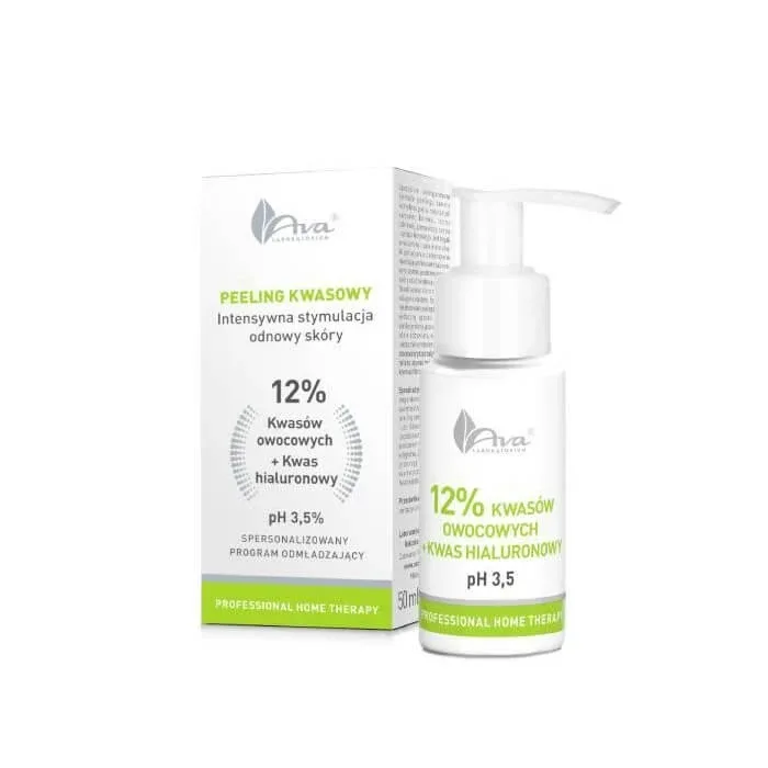 Ava Acizi din fructe 12% + acid hialuronic, 50ml — preț și oferte