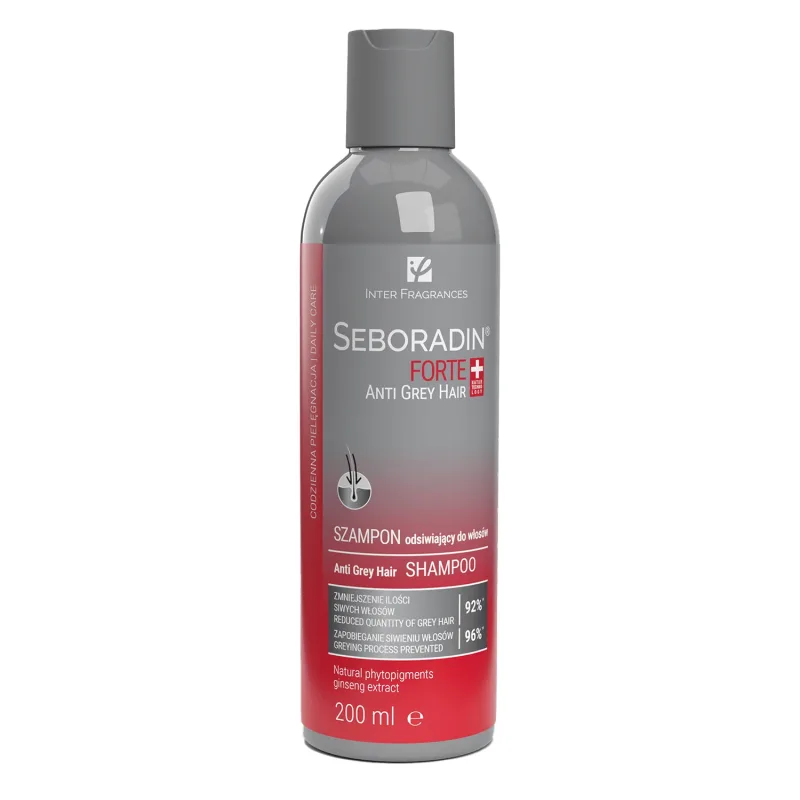 Seboradin Forte, anti păr gri, șampon anti păr gri, 200 ml — preț și oferte