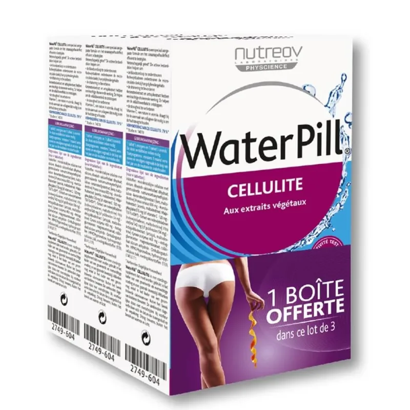 Nutreov Waterpill celulită 3x20 comprimate — preț și oferte