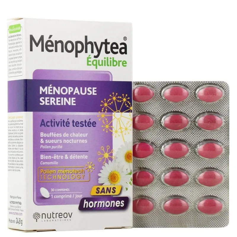 Nutreov Menophytea Menopauză Serena 30 comprimate — preț și oferte