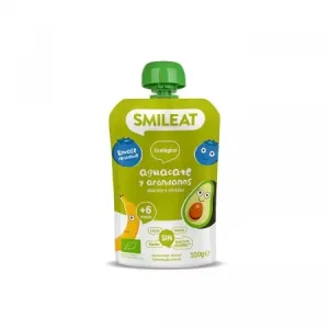 Piure Bio din avocado si afine +6 luni, 100 g – Smileat