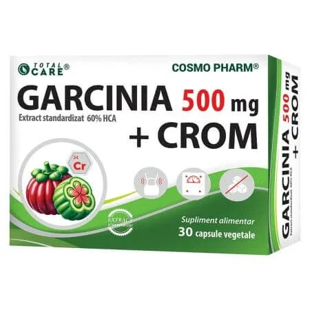 Garcinia + Crom, 30 capsule, Cosmopharm — preț și oferte