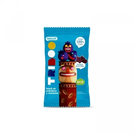 Gustare Bio din afine si mere Triboo, 25 g – Smileat — preț și oferte