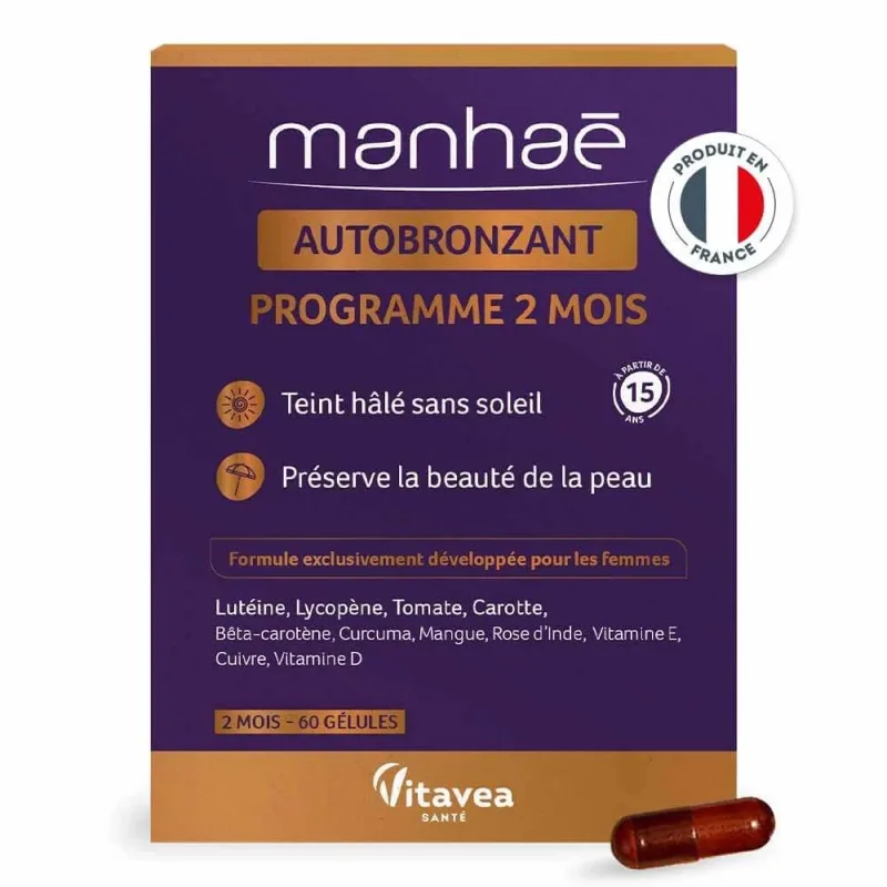Manhaé Self-Tanning 60 capsule — preț și oferte