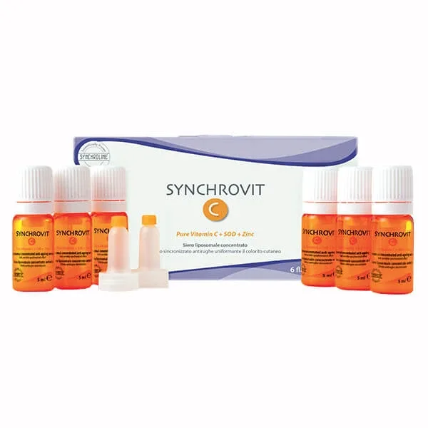 Synchroline Synchrovit C, ser lipozomal, 5 ml x 6 fiole — preț și oferte