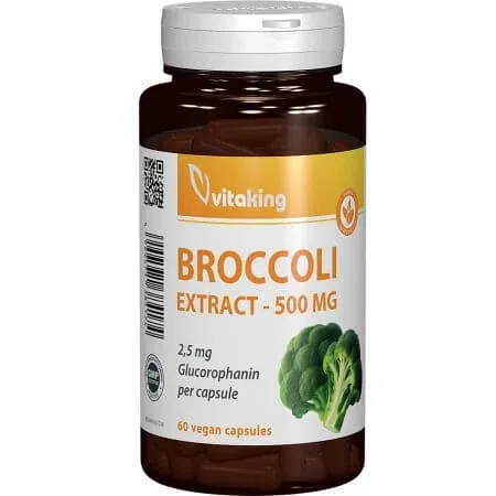 Extract din broccoli, 500 mg, 60 capsule, Vitaking — preț și oferte