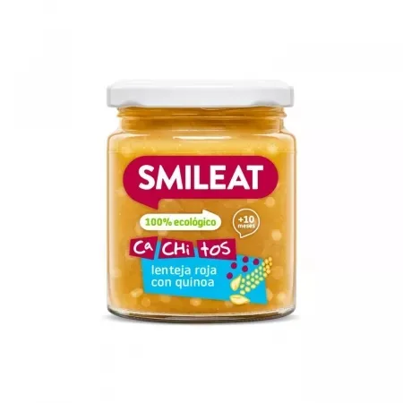Mancare Bio din linte si quinoa +10 luni, 230 g – Smileat — preț și oferte