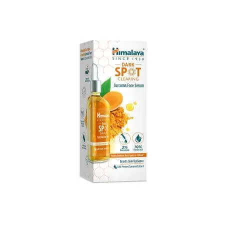 Ser pentru fata cu curcuma pentru eliminarea petelor pigmentare Dark Spot, 30 ml, Himalaya — preț și oferte