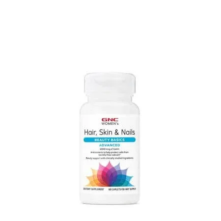Hair, Skin & Nails Advanced, 60 tablete, GNC — preț și oferte