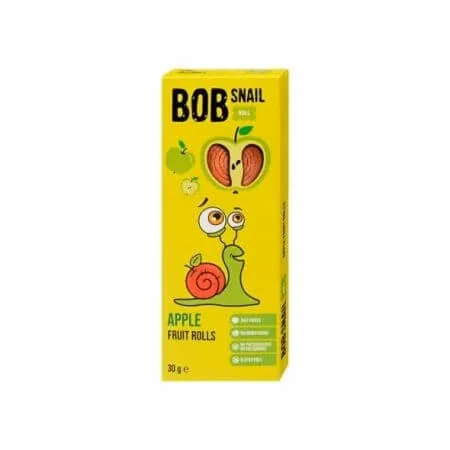 Rulou natural din mere, 30 g, Bob Snail — preț și oferte