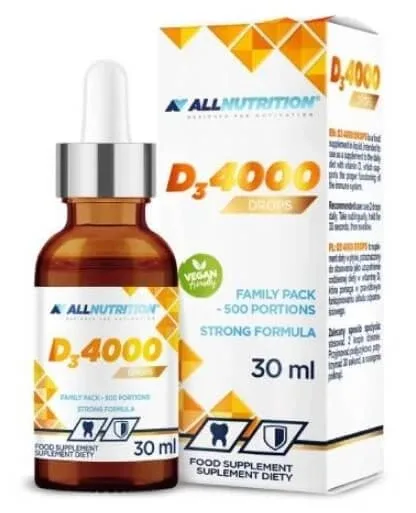 Allnutrition D3 4000 picături, 30 ml — preț și oferte