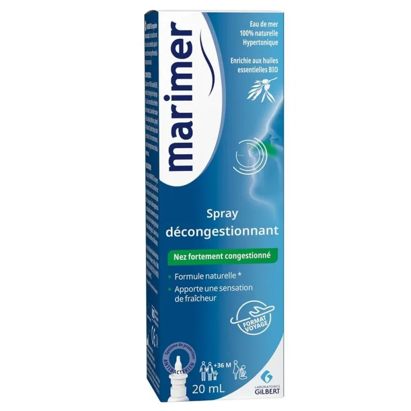Marimer Spray nazal decongestionant uleiuri esențiale 20ml — preț și oferte