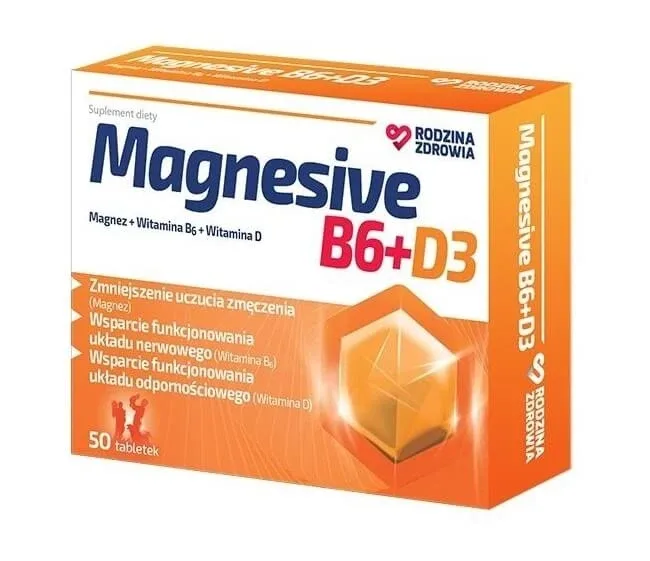 Family Health Magnesive B6 + D3, 50 comprimate — preț și oferte